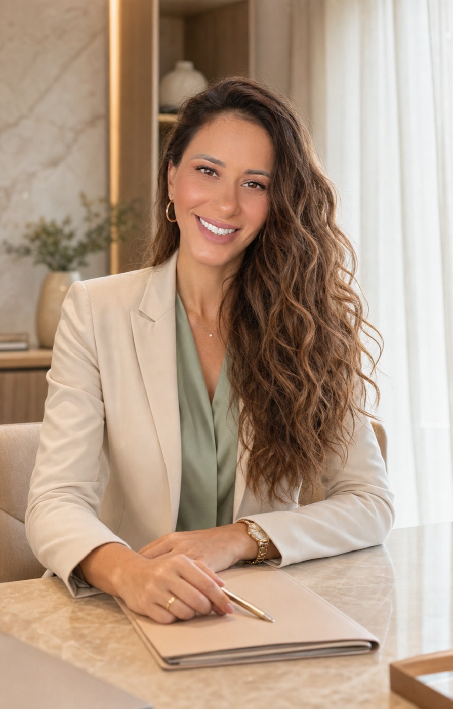 Mariana Traini em atendimento